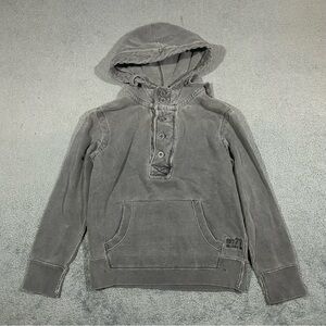 American Eagle Outfitters Hoodie Grey Wash Women’s Size Small Y2k #1647